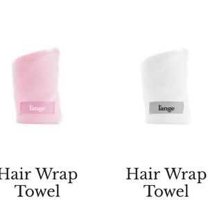 Lange microfiber hair wrap blush BNIP